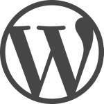 simple wordpress logo